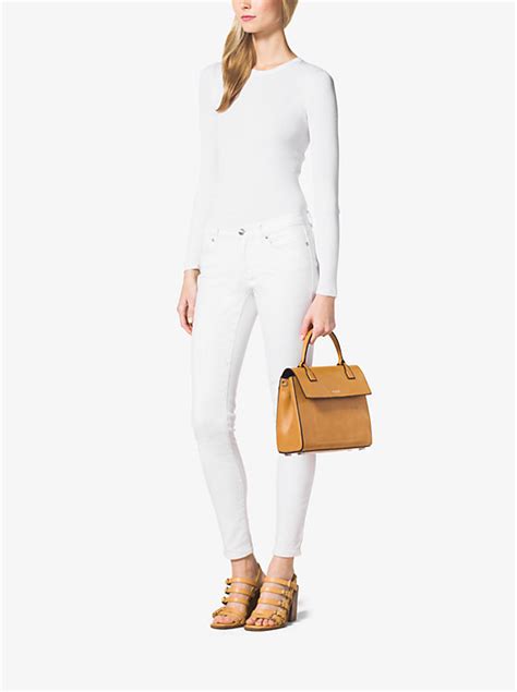 michael kors caldera medium leather satchel|macy's Michael Kors.